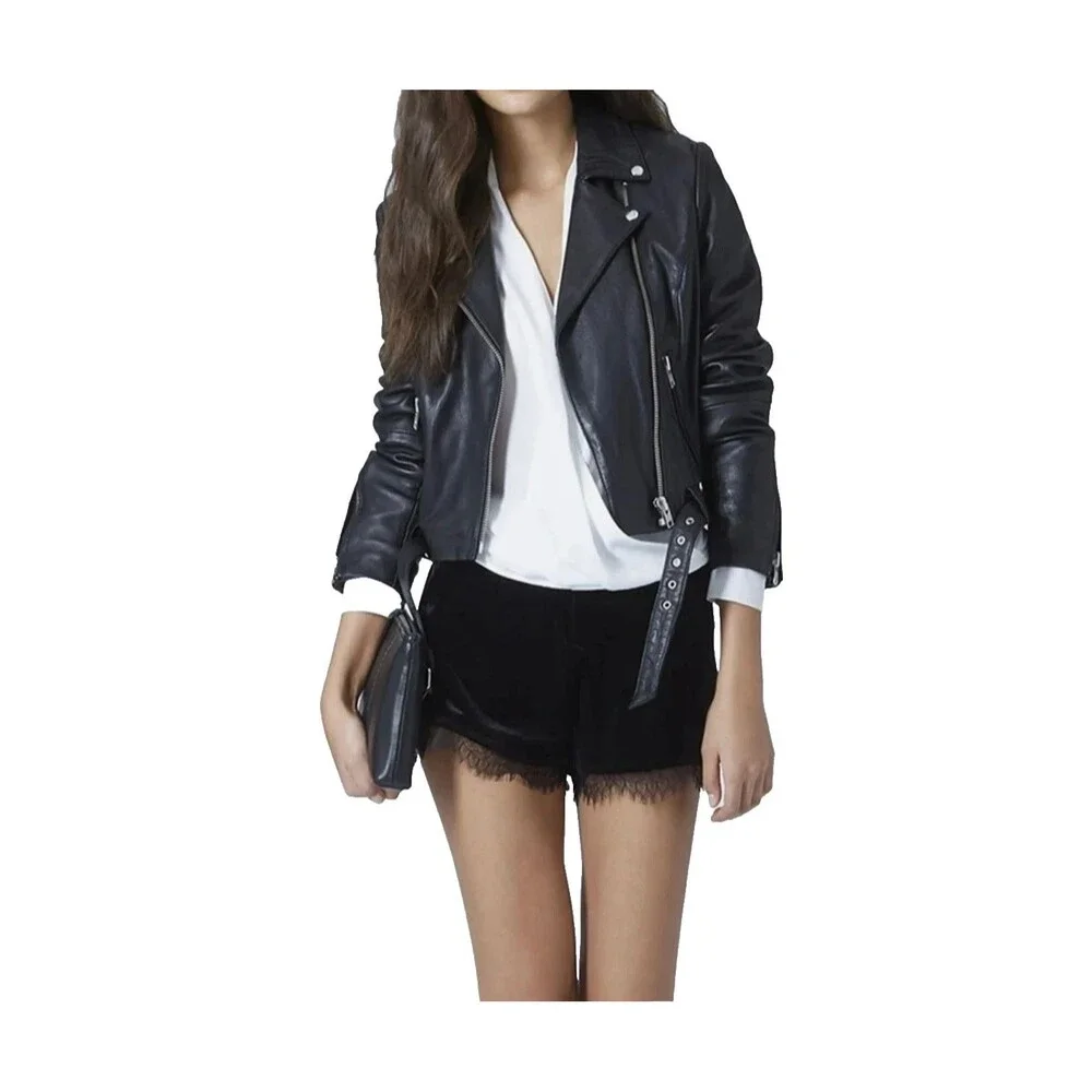 TOPSHOP Black Velvet Lace Trim Shorts Women's 8 Whimsigoth Preppy Party Cocktail